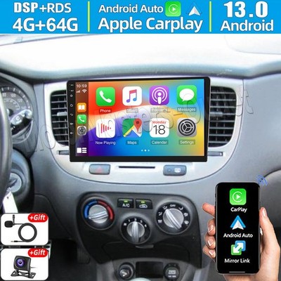 10'' Carplay Android 13 For Kia Rio 2005-2011 Car Radio GPS Stereo Player 4+64GB