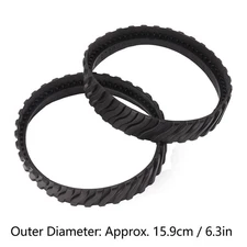 2Pcs Pool Cleaner Replacement Track Rubber Tire Track for Zodiac MX8 MX6 Robotic
