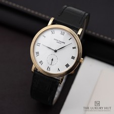 Patek Philippe Calatrava 3919J - 2003, With Papers 33mm 18ct Yellow Gold Whit...