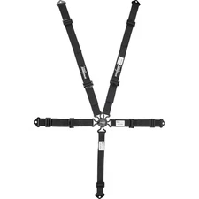 Speedway Motors 2-Inch, Black, 5-Point Cam Lock Belts