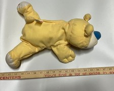 Fisher Price Rumple Yellow Blue Nose Teddy Bear