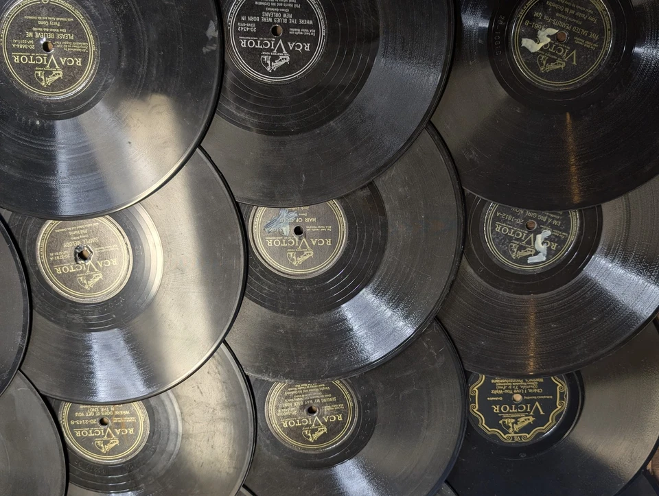 x63 RCA Victor BULK LOT 78 RPM Only Labels Vintage Music Collection Fox Trot #3 - Image 4 of 4