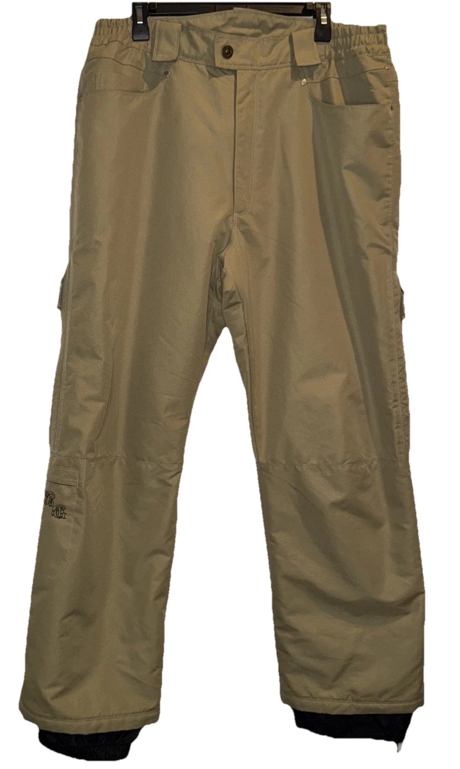 Body Glove Unisex Protect The Core Tan Lined Skiing Snowboarding Pants Sz XL