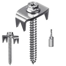 Fence StaplesFence Nails for Softwood Reusable Wire Fence Staples Screws