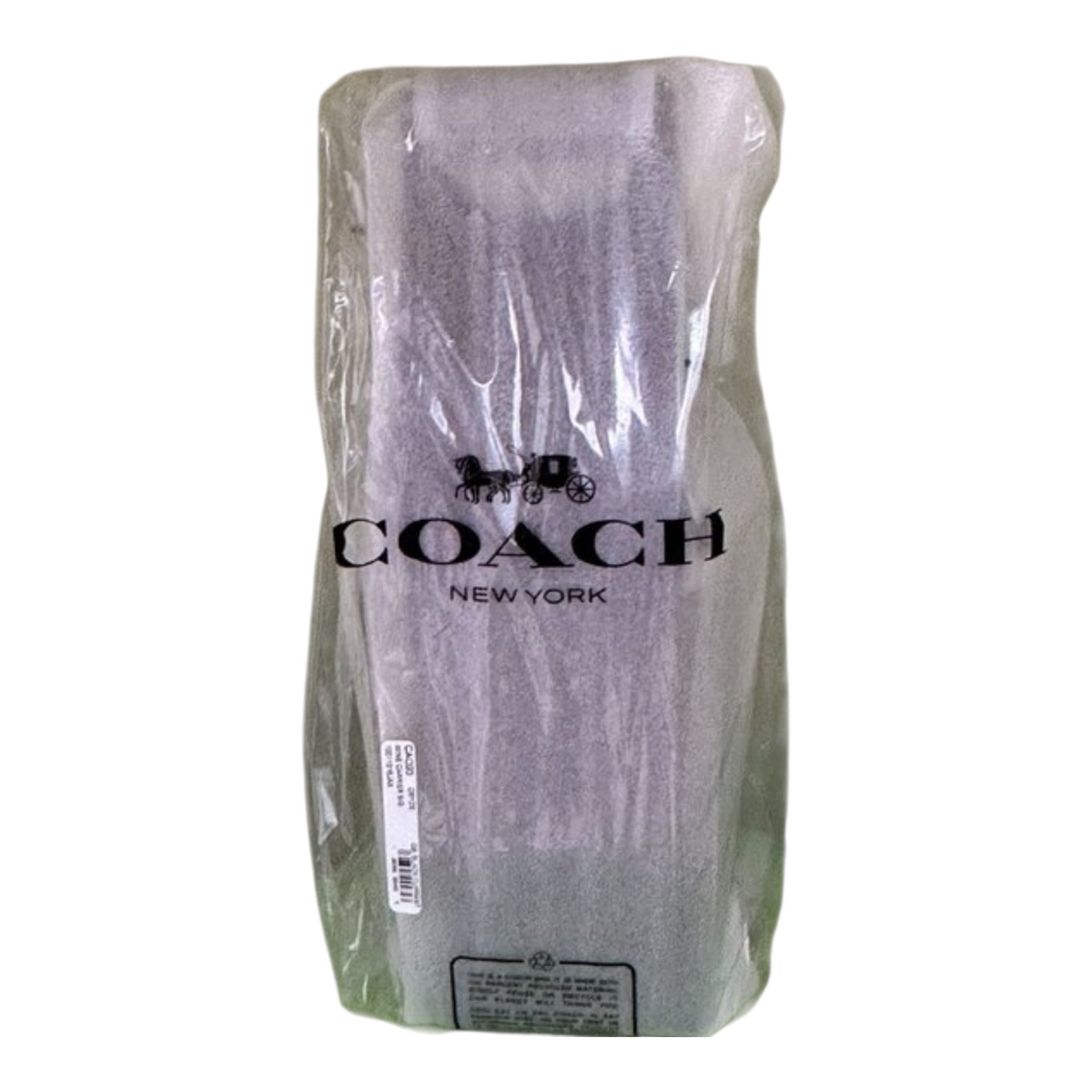 COACH SIGNATURE WINE BOTTLE CARRIER TOTE HOLDER BAG BURGUNDY WINE GREAT GIFT NEW