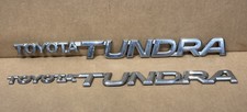 2000-2006 Toyota Tundra Side Door Rear Tailgate Chrome Emblem Set 2