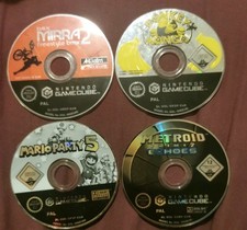 Nintendo GameCube video Games x4 Discs Only Mario, Metroid, Donkey kong