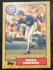 Greg Maddox 1987 87 Topps Traded Rookie #70T