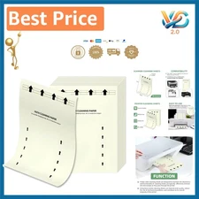 High-Quality 10 PCS Roller Cleaning Sheets for Printers - Dust & Debris Removal