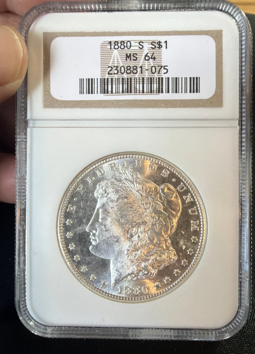 MS 64 Graded 1880 Year Morgan US Dollars (1878-1921) for sale | eBay