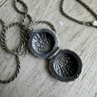 Silver Necklace with Silver Shell Pendant — photo 4