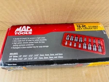 Mac Tools SXASS16PT 16-PC. Stubby Hex Driver Set (HE3034897)