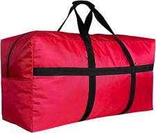 Extra Large Storage Duffle Bag W/ Zippers  Handles Big Foldable Duffle Bag