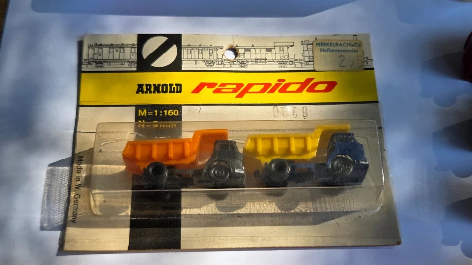 Vintage RMM Wiking Arnold 1:160 N track model car Volkswagen Magirus Mercedes - Bild 4 von 4