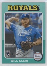 2024 Topps Heritage High Number SP Aqua Border Will Klein #723 1m01