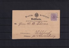 AW418) Aus Aufl&ouml;sung Spezialsammlung: Dt. Reich Beleg mit Stempel Hamburg
