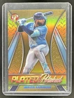 2025 Topps Pristine Junior Caminero Plated & Polished Gold Refractor #/50 Rays