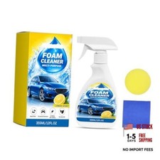 Car Interior Cleaner Foam with Sponge  Microfiber Towel, Deep Cleaning Auto