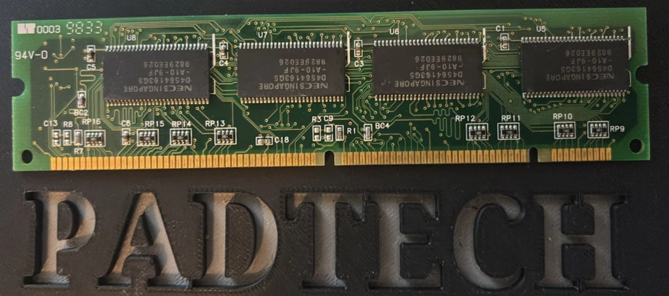 IBM 20L2202 64MB PC100 Non-ECC Unbuffered CL2 168-Pin DIMM Memory Tested - Image 2 of 2