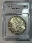 1880-O Morgan Silver Dollar MS61 ICG