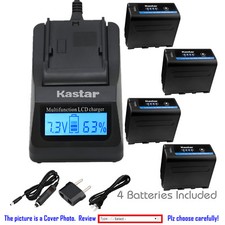 Kastar Battery LCD Charger for Sony NP-F970PRO Sony CCD-TR3100 CCD-TR3200