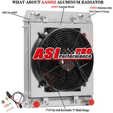 3 Row Radiator&Shroud Fan For Land Rover Defender Discovery 300 TDI AT 94-98 HOT