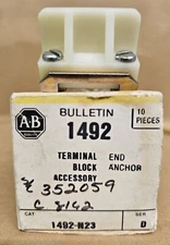 ALLEN-BRADLEY 1492-N23 Terminal Block Accessory- End Anchor (box of 10)