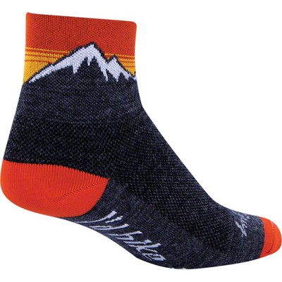 SockGuy Wool Hiker Socks - 3 inch, Black, Small/Medium WCRHIKER