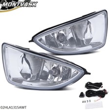 Fit For 2004-2005 Honda Civic Clear Lens Bumper Fog Light Lampswiringswitch