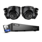 Annke 8Ch 5Mp Lite Dvr 1080P Outdoor Security Camera System H.265+ Ai Motion 1Tb
