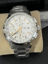 IWC INGENIEUR WATCH 42.3MM CHRONOGRAPH S/S REF-IW380801 SWISS MADE FULL SET MINT