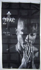 New Vertical TUPAC SHAKUR 2PAC RAPPER 3x5ft FLAG superior quality US seller