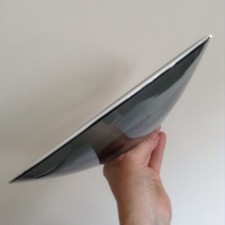 Rare Hadeland Smoke Glass, ‘Halo’ Rim Bowl Willy Johansson Des.1957 Mod.K-2096a?