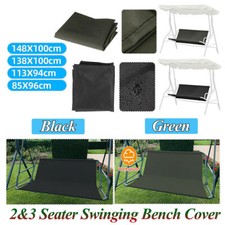 Copertura Impermeabile Per Dondolo Da Giardino - Tettoia Antivento E Anti-UV, Verde 142x120 Cm - Foto 10