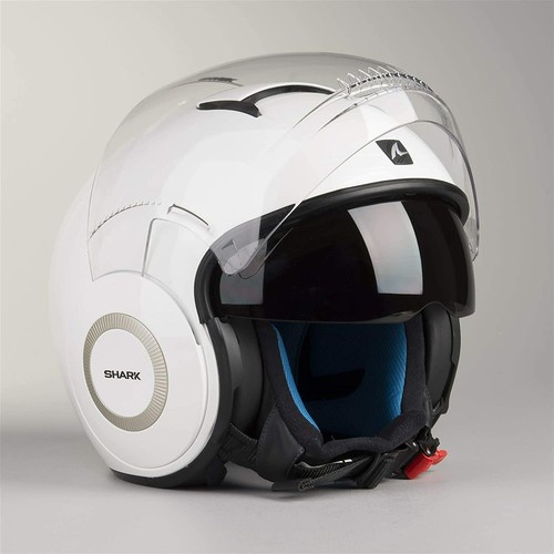 CASCO JET SHARK NANO BLANK - WHU WHITE TAGLIA XL | eBay