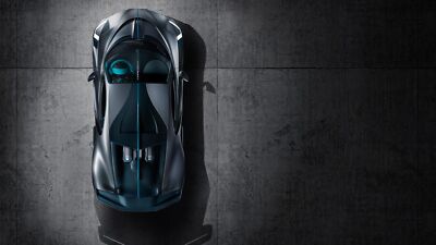 Anime Bugatti Bugatti Divo Car Silver Car Sport  Gaming Mat Desk 11554