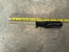Vintage SEARS Screwdriver Made in USA ๐บ๐ธ Black Handle 9-41119 Phillips Slotted