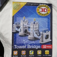 London Tower Bridge 3D Puzzle 32 Pcs - NEW