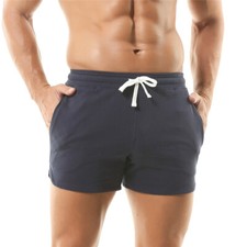 New Fashion Men Casual Fitness Jogging Shorts Sport Gym Bodybuilding Short Pants