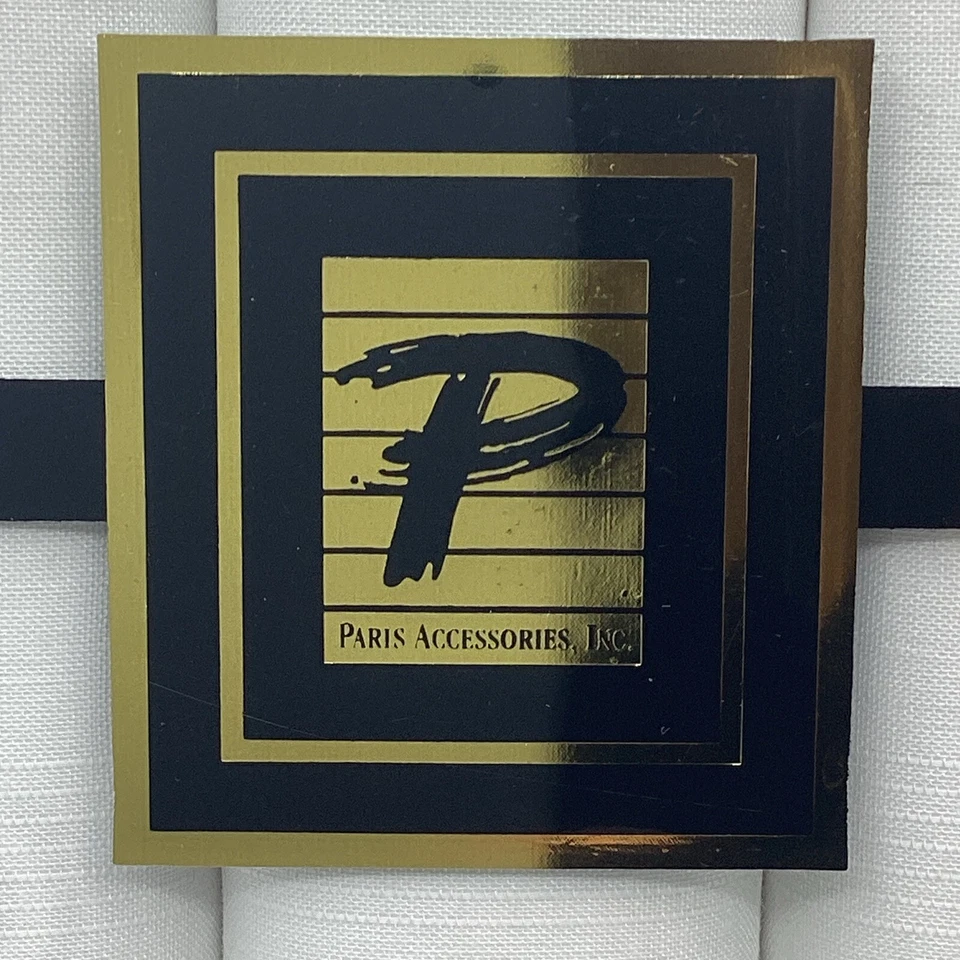 Juego de 5 pañuelos vintage de accesorios Paris para hombre en caja sellados de fábrica NOS Foto 3 de 4