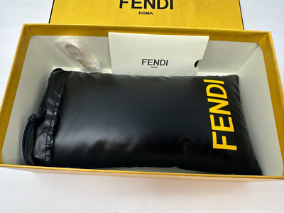 NEW Authentic Fendi Roma Sunglasses Eyeglasses Box Black Soft Case