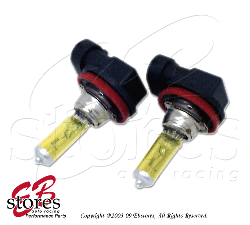 12V 100w H9 Hyper Yellow 3000k Xenon Gas HID High Beam Light Bulb 2pcs (1pair) - Picture 1 of 1