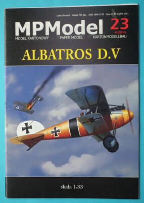 MPModel 23 (4/2014) - Deutscher Jagdflugzeug Albatros D.V