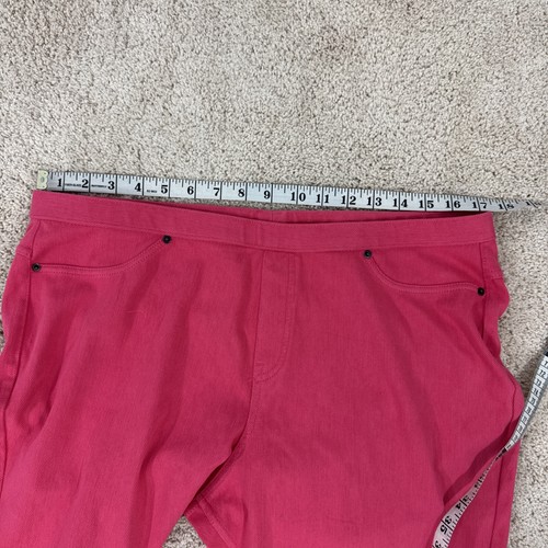 Kayser Roth Capris Jeggings Womans XL Pink Stretch Comfort Elastic Waist Pull On - 第 10/13 張圖片