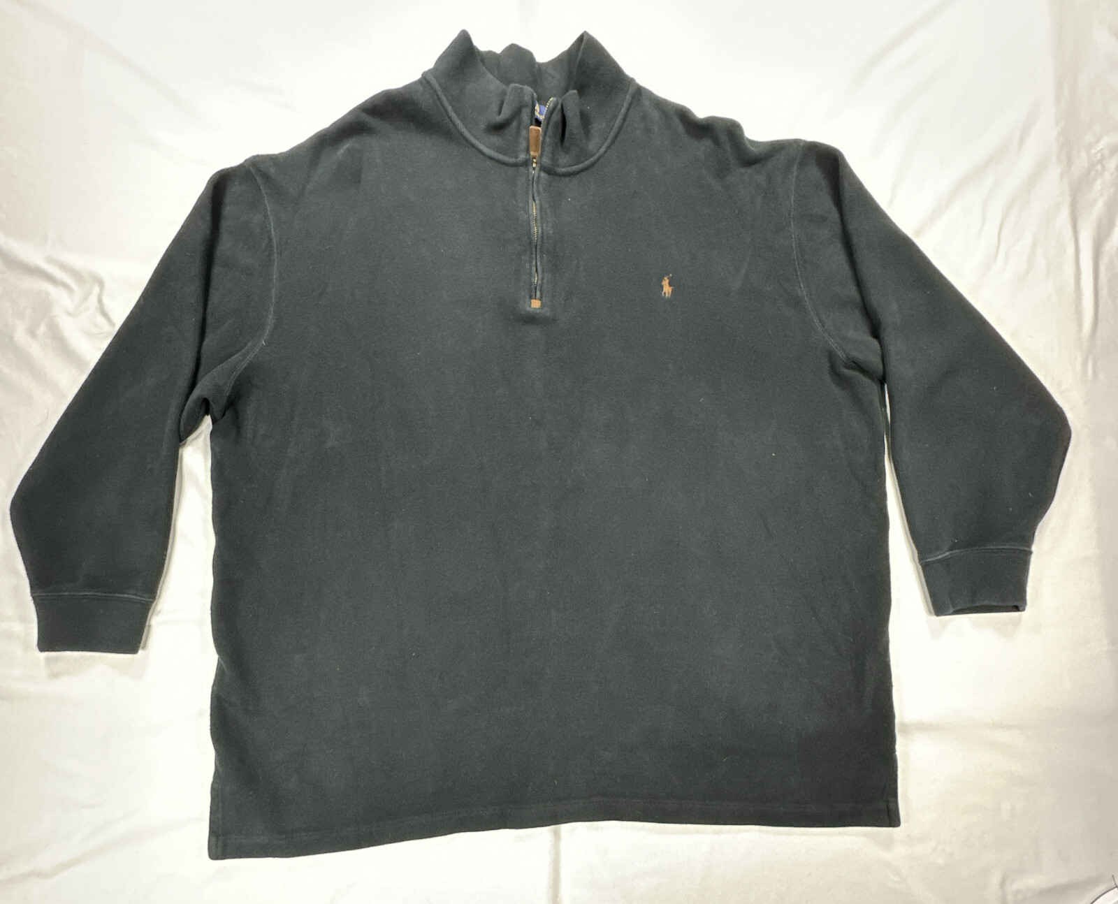 Polo Ralph Lauren uomo taglia 3XB 1 4 zip felpa colorata logo pony grande e alta