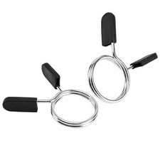 2 Inch Barbell Clamps Dumbbell Spring Clip Circlip Collars Weight Bar Clips