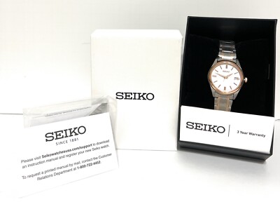 SEIKO - Classic Stainless Steel Rose Gold Women's Quartz Watch