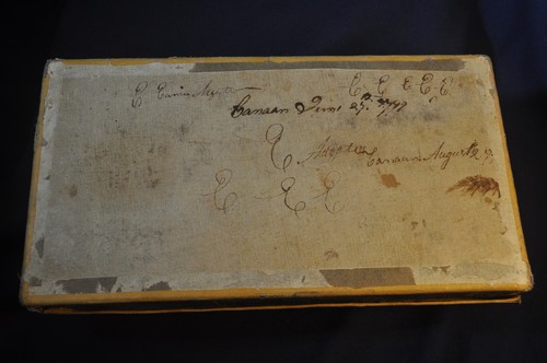 Ca 1797 Hand Made Box with Engineering Drawings Canaan & Champlain New York - Picture 4 of 10