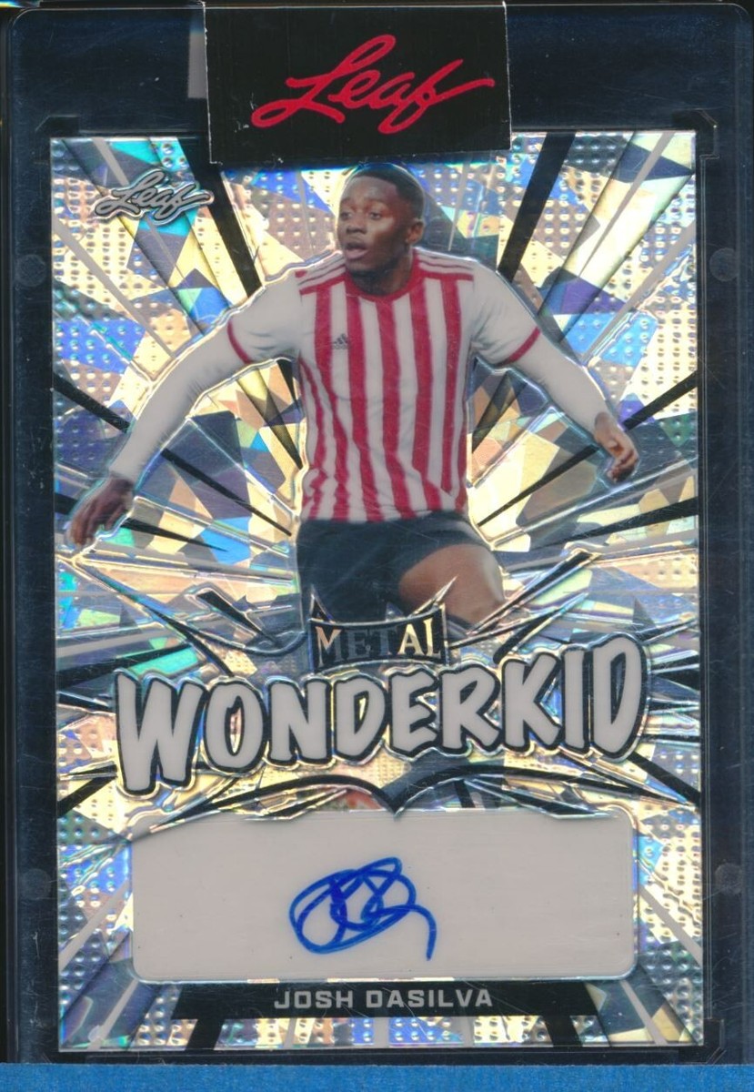 2022 Leaf Wonderkid Crystals /35 Josh Dasilva Rookie Auto RC