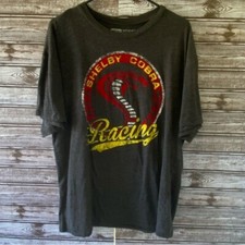 Shelby Cobra Racing Men's Short-Sleeved Tee Size XL Dark Gray